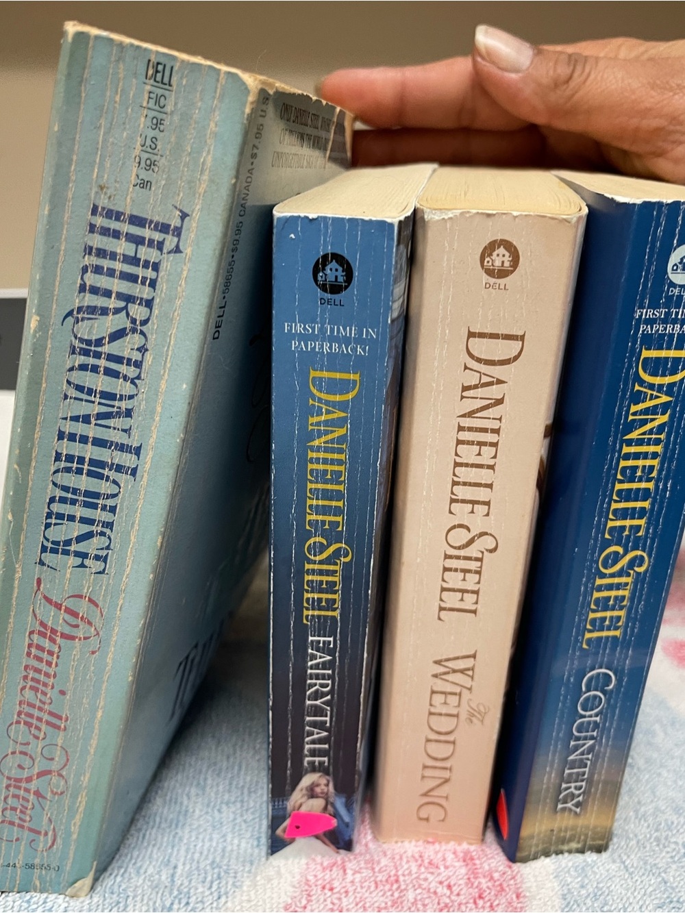 Danielle Steel Paperback Set - Blue, Beige, Navy